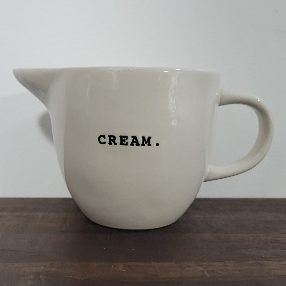 Rae Dunn Icon Cream Ceramic Pitcher